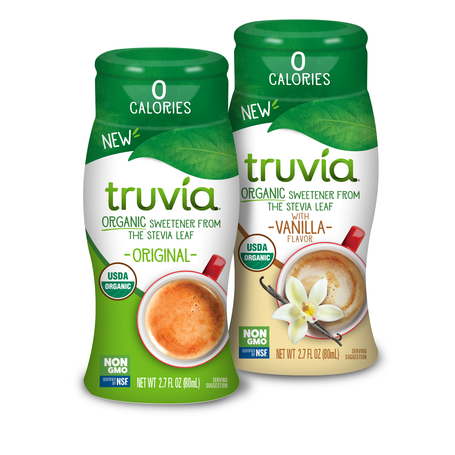 Truvia Original and Vanilla Liquid Sweeteners